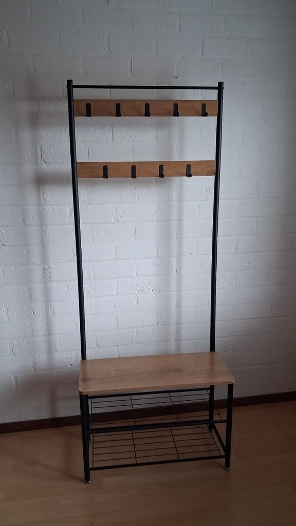 Moderne kapstok met bankje en schoenenrek, Huis en Inrichting, Woonaccessoires | Kapstokken, Ophalen of Verzenden, Zo goed als nieuw