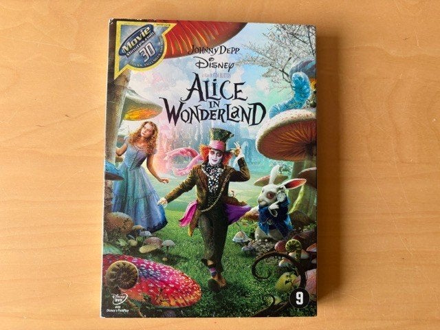 Alice in Wonderland dvd, Alle leeftijden, Ophalen of Verzenden, Zo goed als nieuw