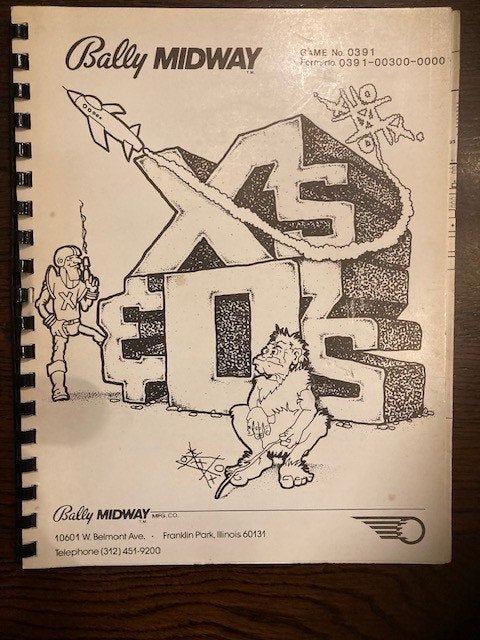 BALLY MIDWAY X & O's MANUAL, Elektronisch, Bally, Ophalen of Verzenden, Zo goed als nieuw