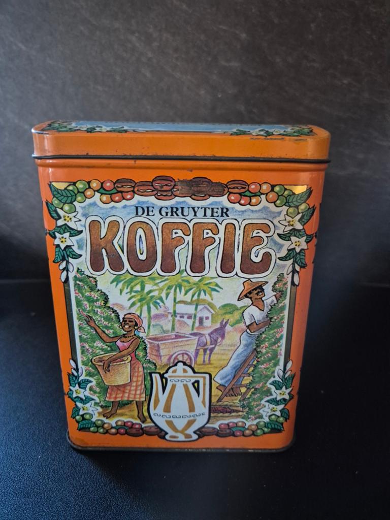 De gruyter koffie blik, Ophalen of Verzenden, Gebruikt, Koffie