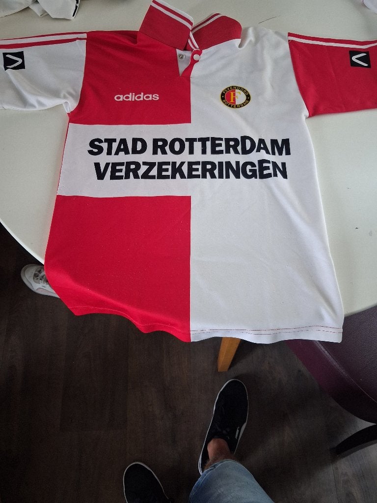 Officieel thuisshirt feyenoord 95/96, Maat XS of kleiner, Ophalen of Verzenden, Zo goed als nieuw, Shirt