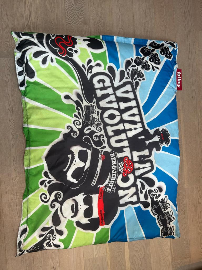 Fatboy Original Zitzak Ben & Jerry's Limited Edition, Huis en Inrichting, Zitzakken, Ophalen, Gebruikt, Overige kleuren, Zitzak