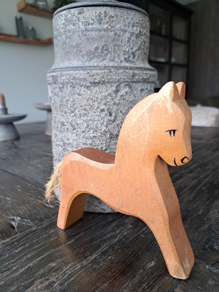Ostheimer Holtzfiguren Houten Paardje Speelgoed, Ophalen of Verzenden, Gebruikt, Overige typen