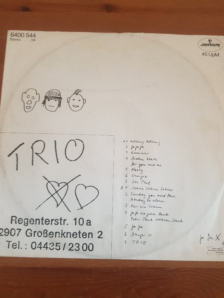 Trio, da, da, da (1987) vinyl, Cd's en Dvd's, Vinyl | Pop, Ophalen of Verzenden, Gebruikt