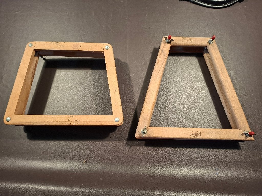 2 houten tennis racketspanners, Sport en Fitness, Tennis, Ophalen of Verzenden, Zo goed als nieuw, Overige typen, Overige merken