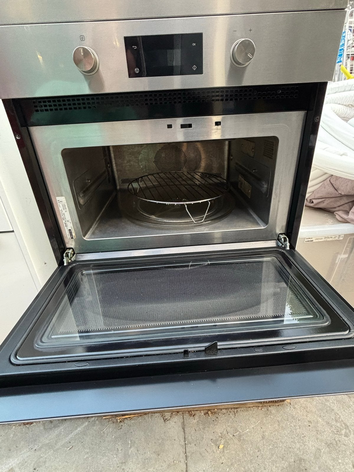 IKEA MWP R01 SA Combimagnetron - Inbouw, Ophalen, Combimagnetron, Gebruikt, 60 cm of meer