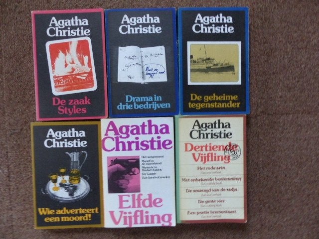 boeken Agatha Christie verfilmde bestsellers, Ophalen of Verzenden, Gelezen, Agatha Christie