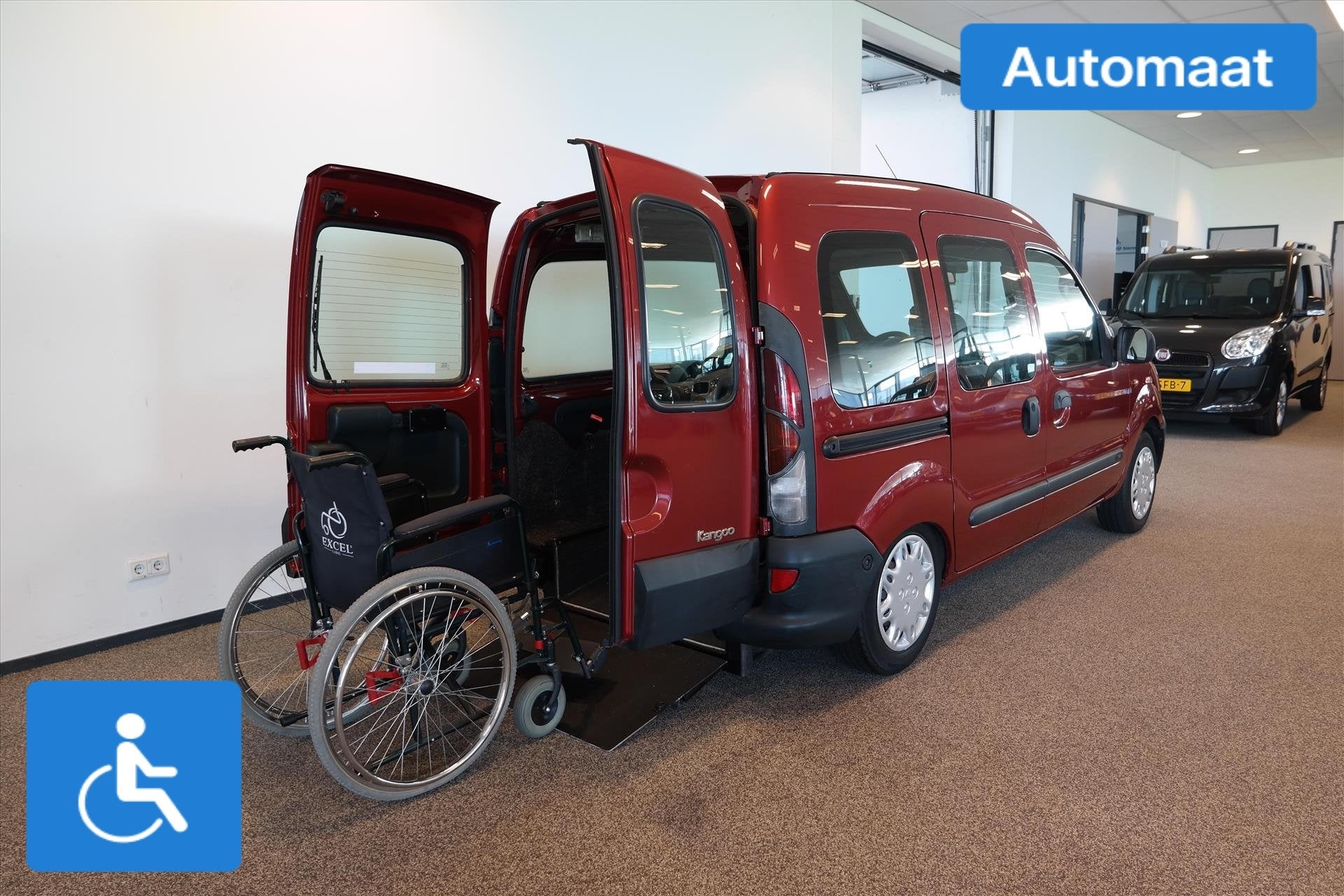 Renault Kangoo Rolstoelauto Automaat, Automaat, 12 maanden, Stof, Aangepast voor mindervaliden