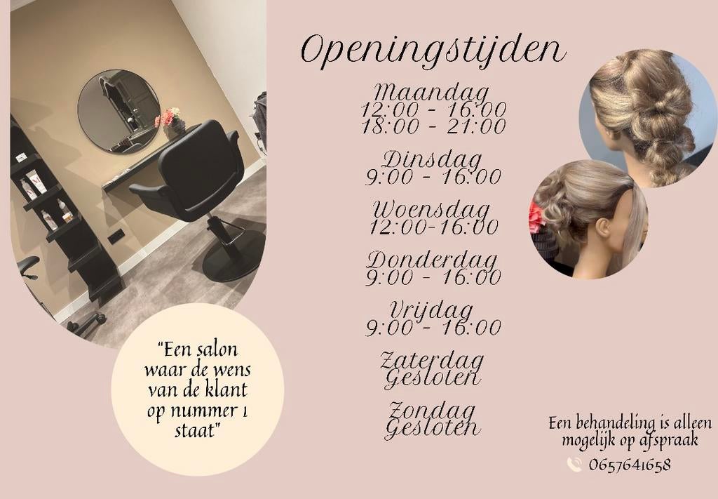 Kapster aan huis & bij u thuis, Komt aan huis, Permanenten