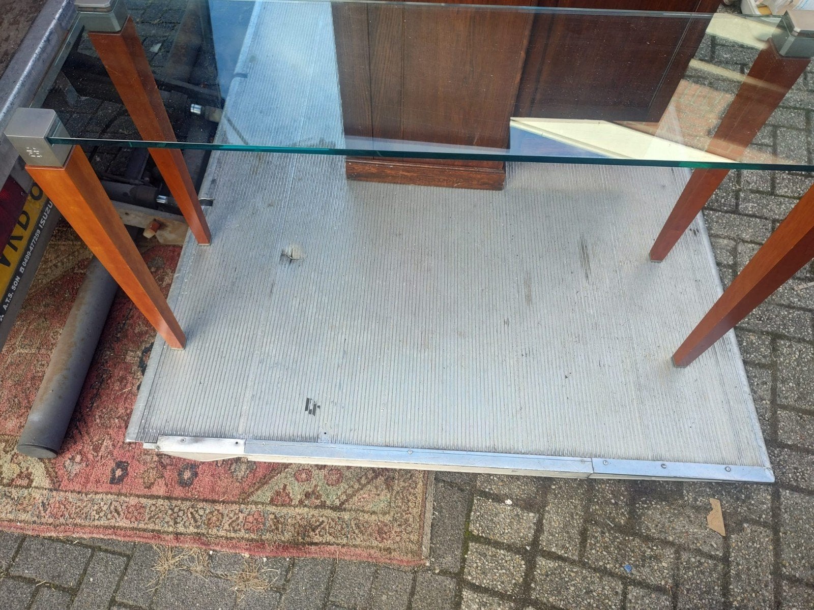 Tekoop  sidettables tafel, Ophalen, 25 tot 50 cm, Rechthoekig, 100 tot 150 cm