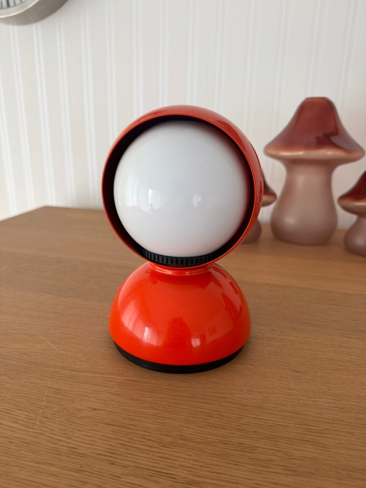 Vintage Artemide Eclisse Tafellamp – Vico Magistretti, Huis en Inrichting, Overige typen, Vintage, Oranje, E14 (klein)
