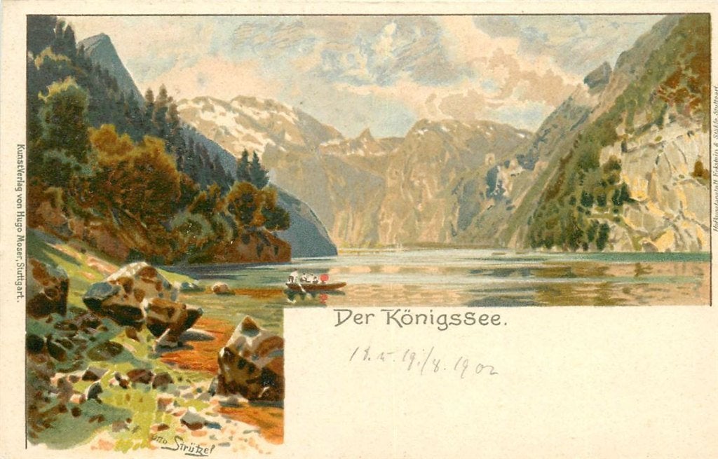 379-011-021 Der Königssee Berchtesgaden, Verzenden, Voor 1920, Duitsland