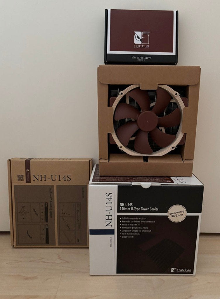 Noctua NH-U14S cpu koeler, Ophalen of Verzenden, Gebruikt, Luchtkoeling