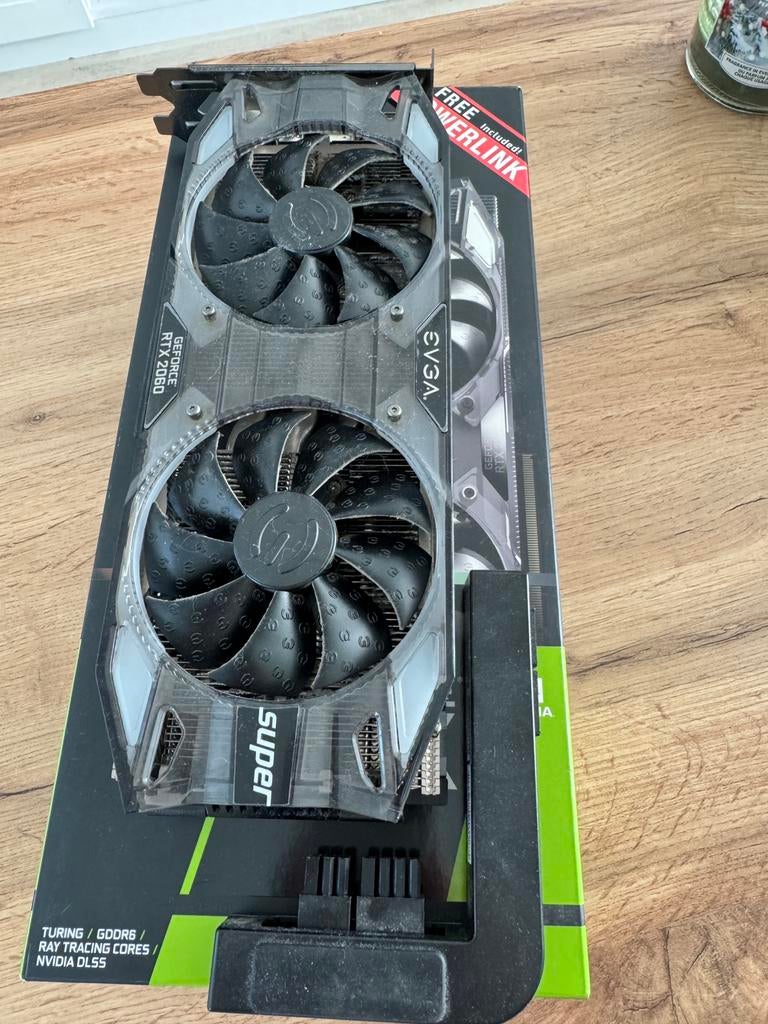 EVGA Nvidia RTX 2060 Super, Computers en Software, Videokaarten, PCI-Express 3, Gebruikt, GDDR6, Ophalen of Verzenden