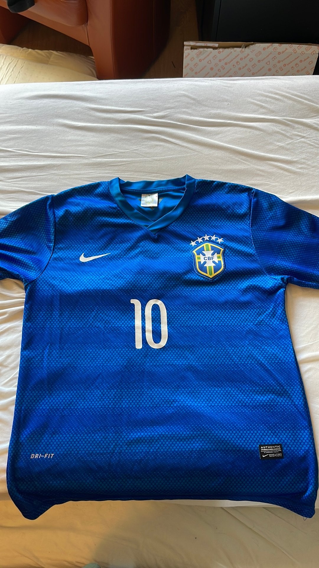 Voetbalshirt Brazilië maat s, Ophalen of Verzenden, Gebruikt, Shirt