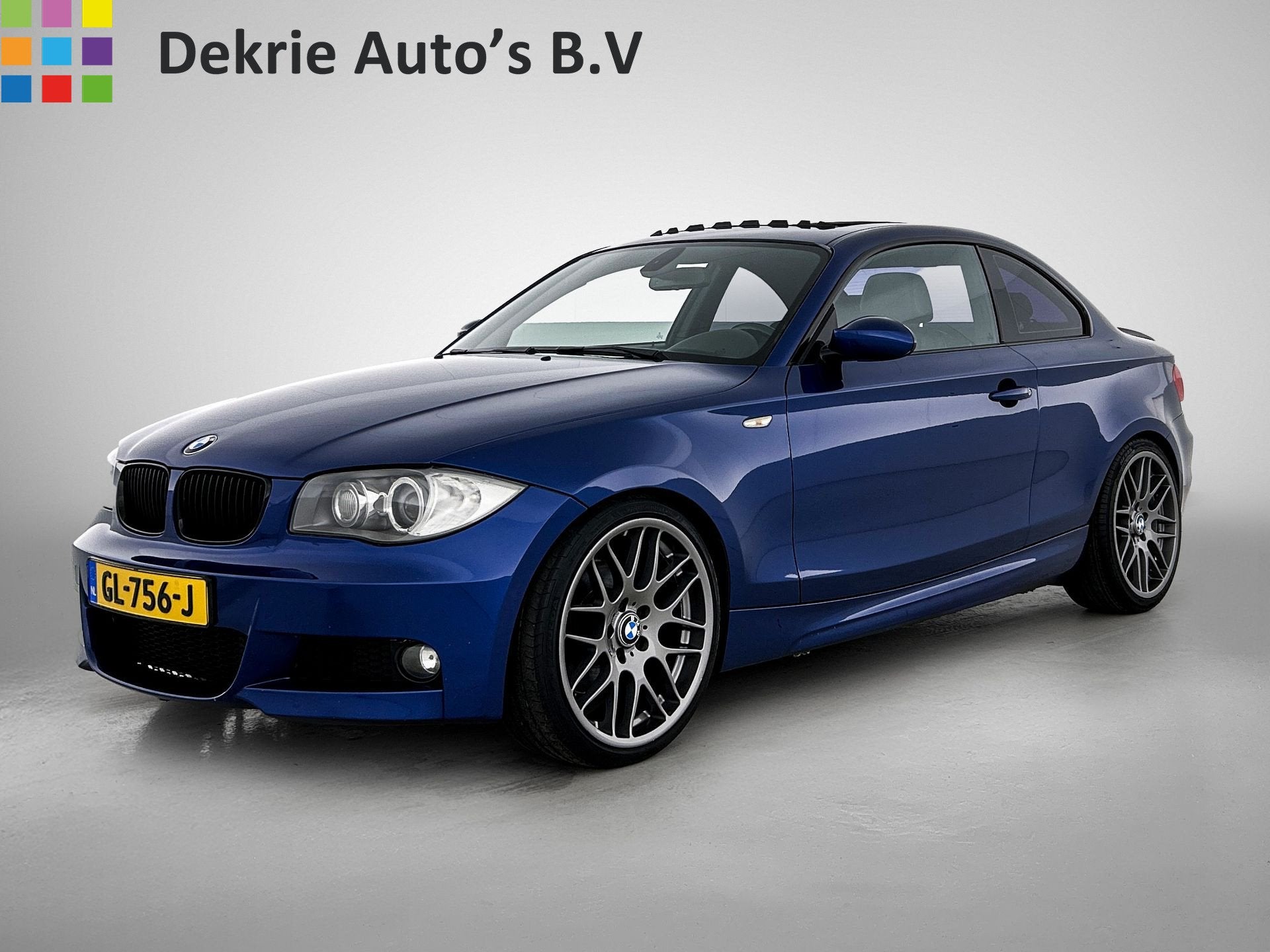 BMW 128I Coupe Automaat 6 Cilinder 234PK / Lmv. 19" / Airco, Auto's, Automaat, Gebruikt, Zwart, Leder