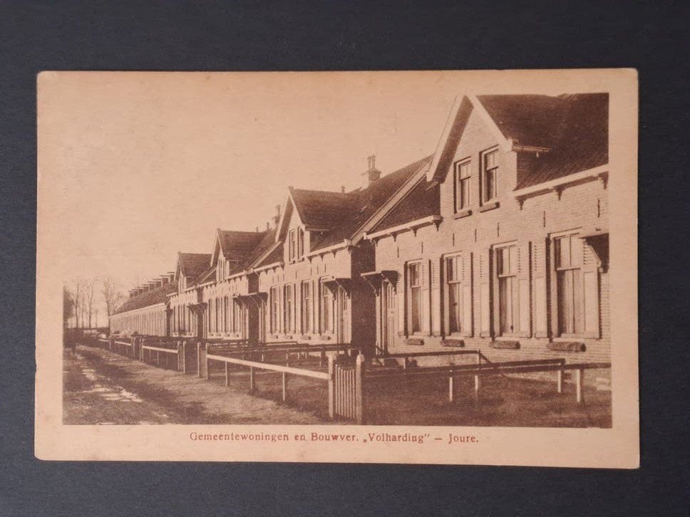 Joure Friesland Bouwvereniging Volharding Oosterstraat 1921, Verzenden, 1920 tot 1940, Gelopen, Friesland