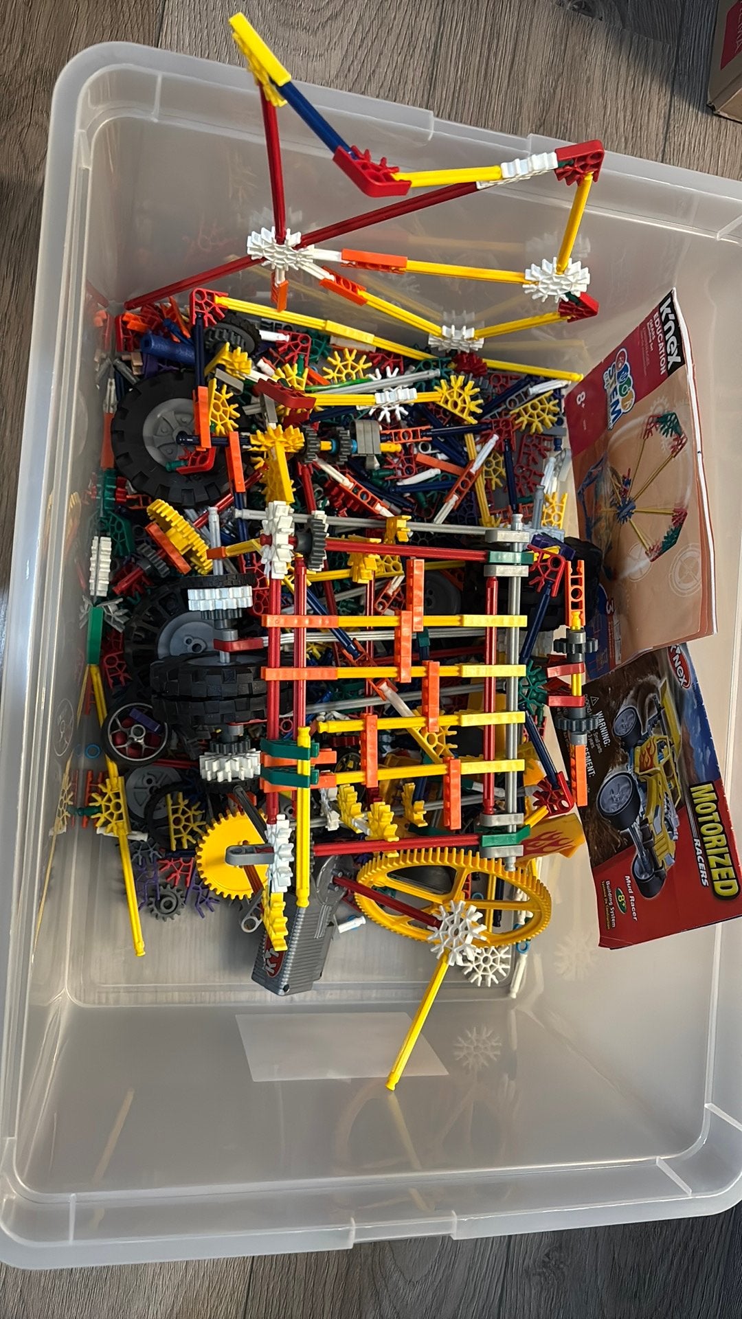Bak vol knex, Ophalen of Verzenden, Gebruikt, K'nex