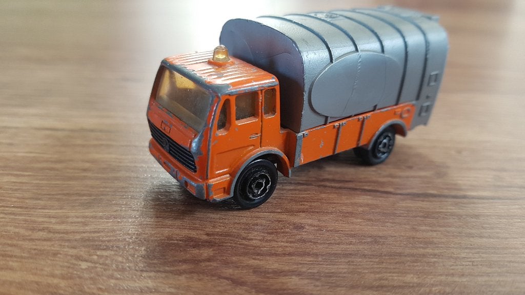 Majorette Mercedes Vuilniswagen, Ophalen of Verzenden, Gebruikt, Auto