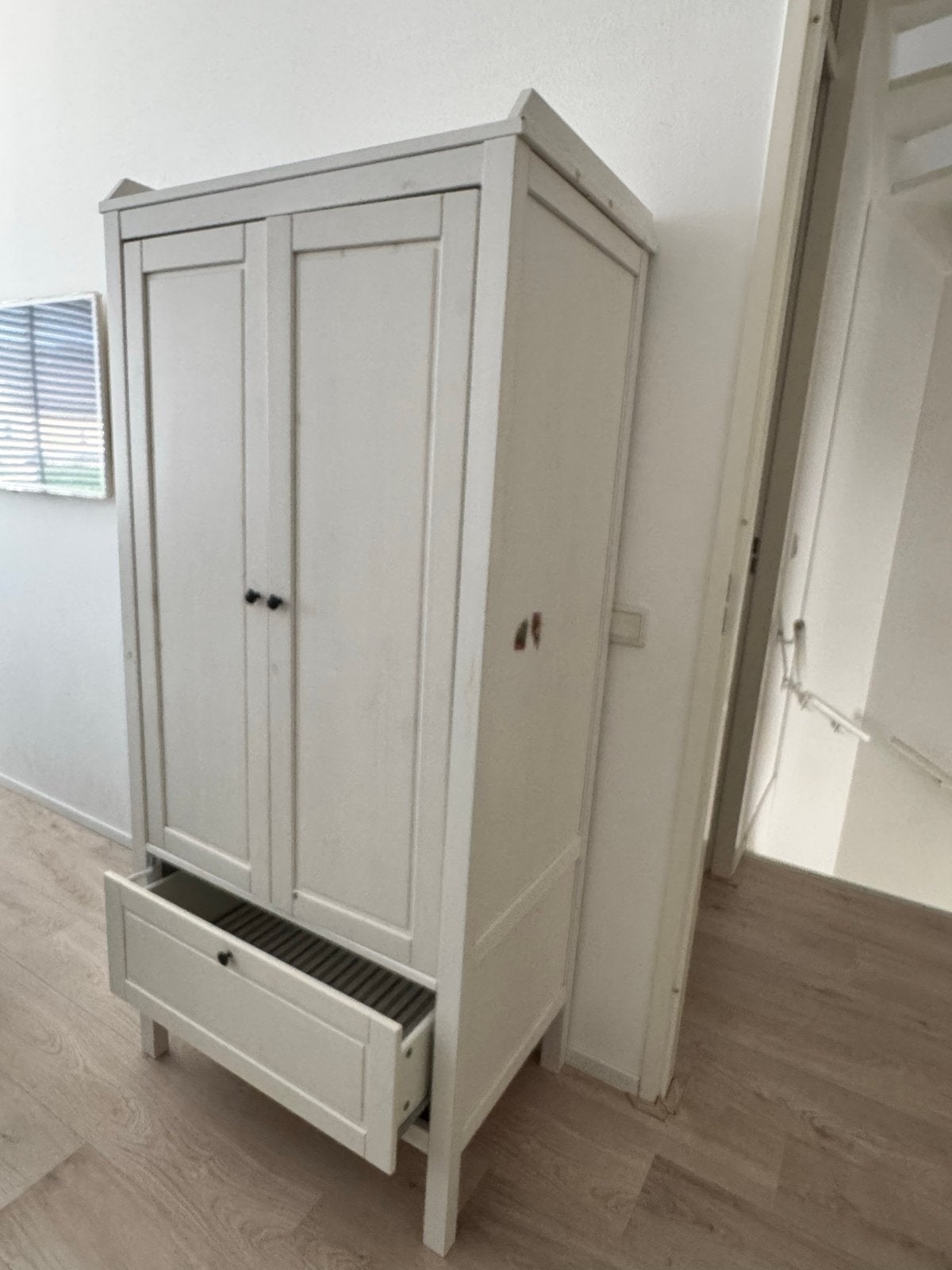 IKEA Sundvik Kledingkast Wit - 80x50x171 cm, Ophalen, Gebruikt, Kast, 105 cm of meer
