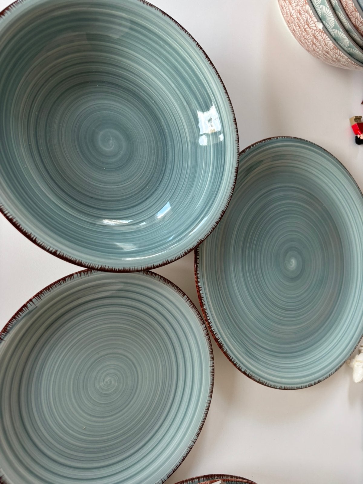 Servies Quid zeegrroen, Ophalen, Zo goed als nieuw, Bord(en), Overige stijlen