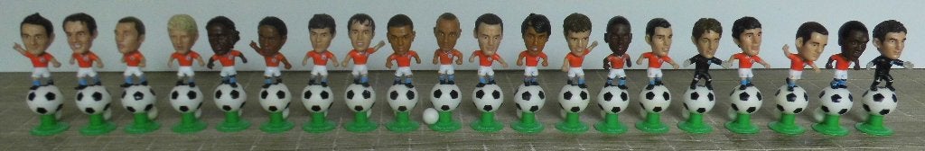 20 Voetbalpoppetjes Nederlands Elftal EK 2008, Verzenden, Zo goed als nieuw, Overige binnenlandse clubs, Beeldje of Poppetje