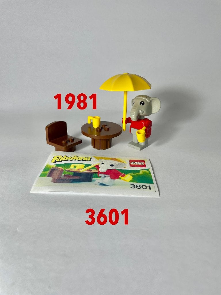 Lego Fabuland 3601 Elton Olifant, Overige thema's, Lego, Ophalen of Verzenden, Zo goed als nieuw