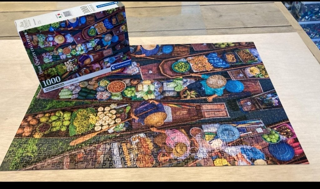 Clementoni puzzel, Ophalen of Verzenden, 500 t/m 1500 stukjes, Zo goed als nieuw