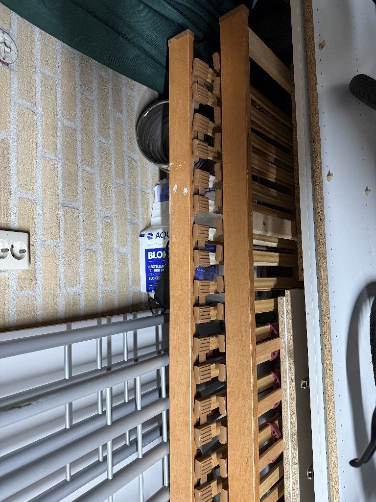 TEAB op te halen: 2 persoonsbed, 140x220, Gebruikt, Tweepersoons, Metaal, 220 cm