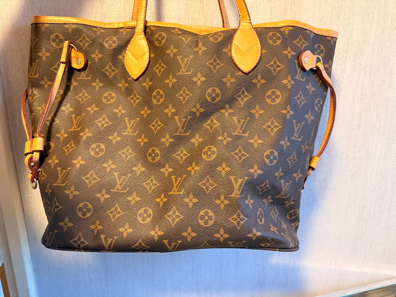Louis Vuitton Handtas, Ophalen of Verzenden, Gebruikt, Bruin, Handtas
