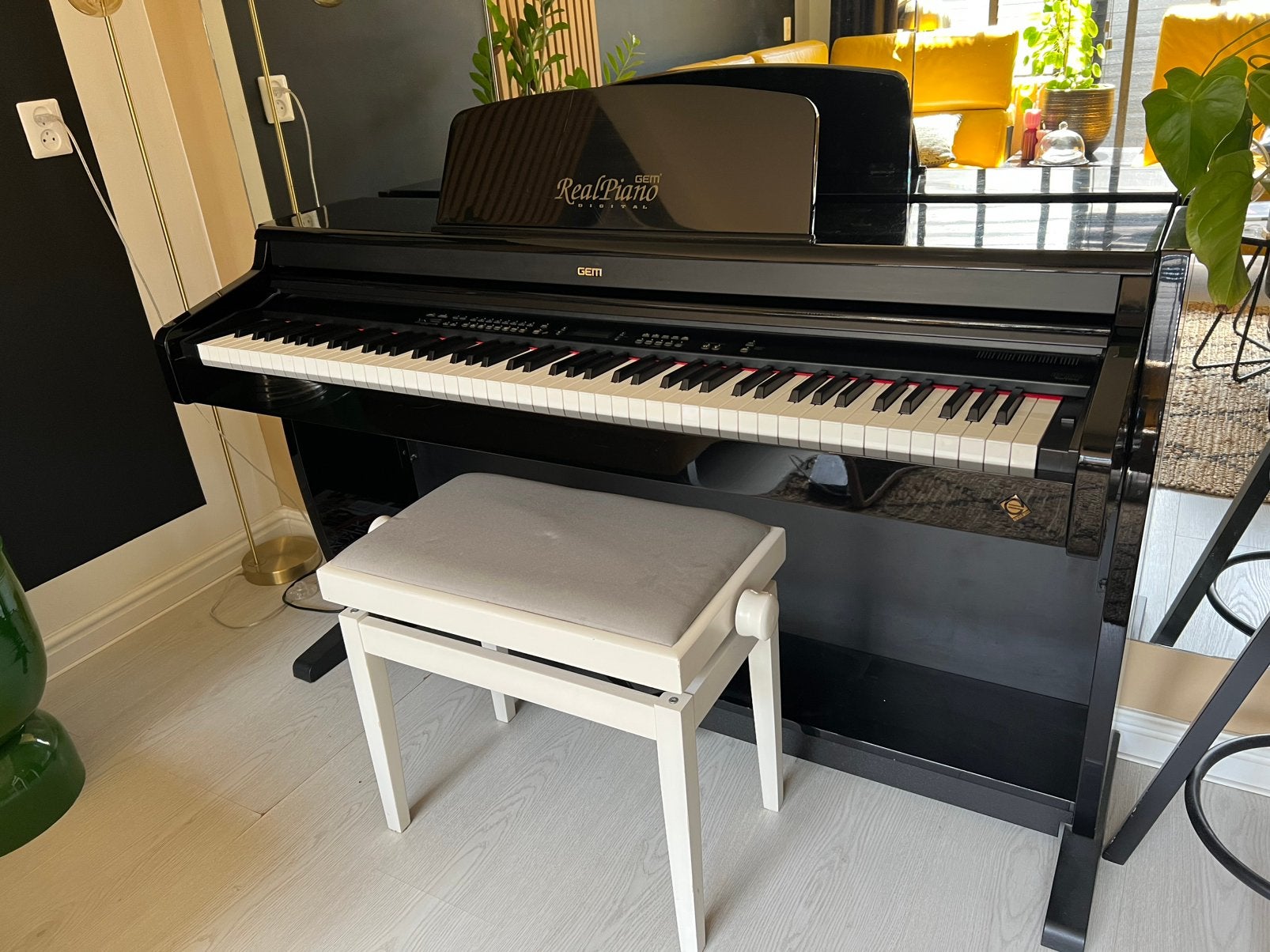 Elektrische piano gratis ophalen, Ophalen, Gebruikt, Zwart, Piano