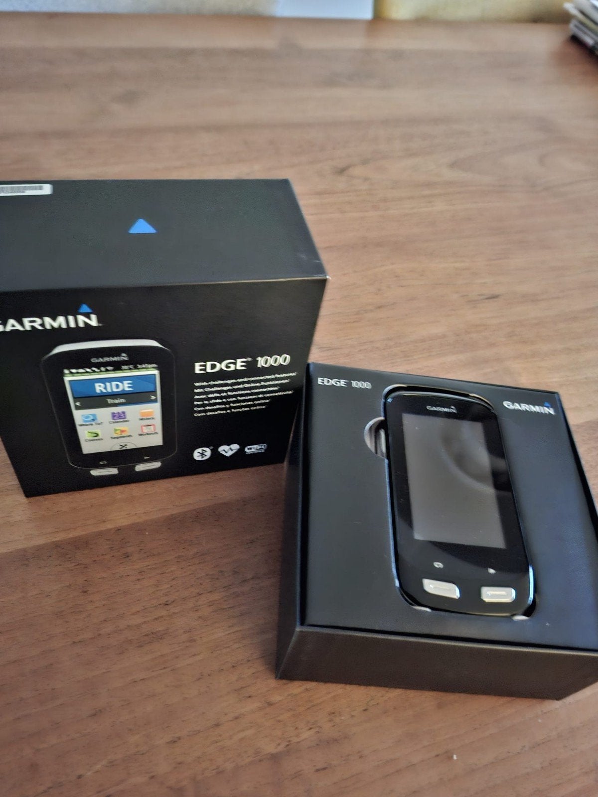 Garmin Edge 1000 fietscomputer met hartslagsensor, Fietsen en Brommers, Fietsaccessoires | Fietscomputers, Ophalen of Verzenden