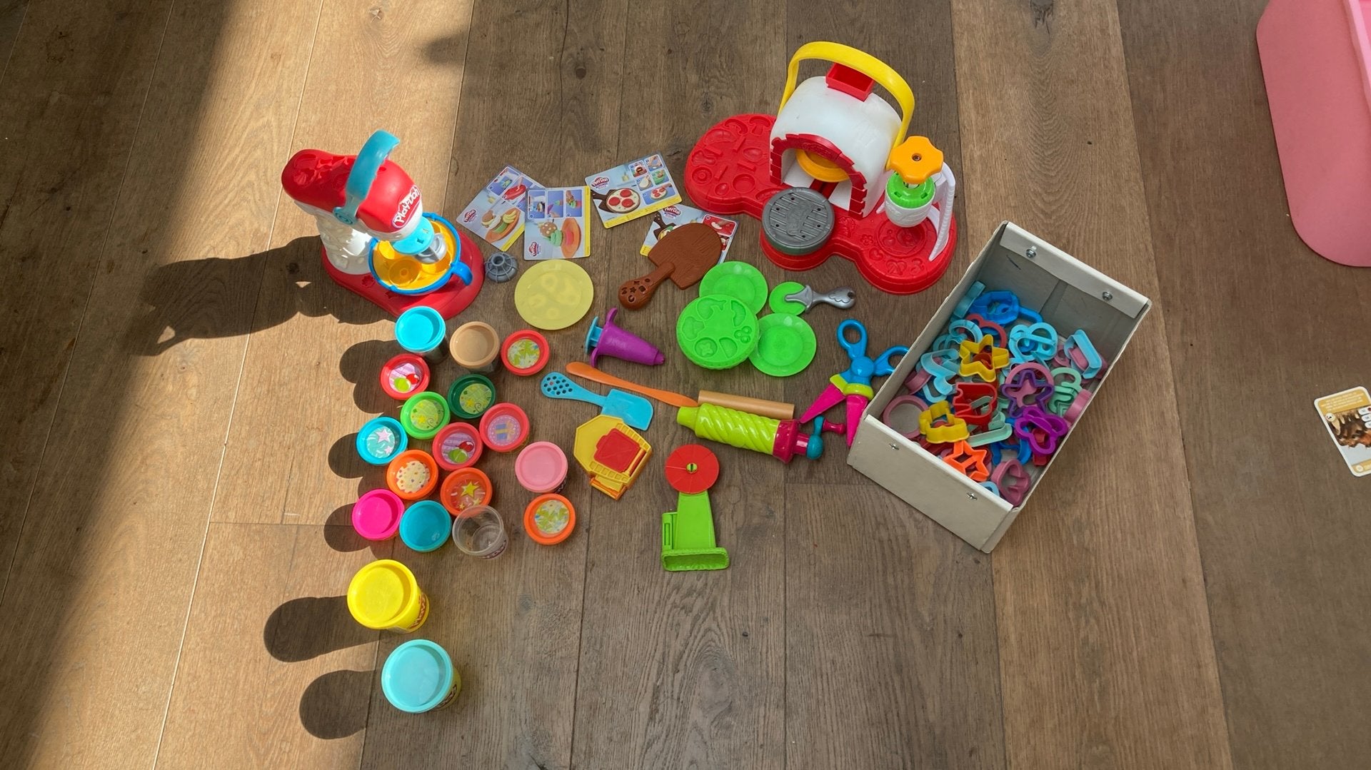 Play-Doh kitchen klei 3 sets, Ophalen, Gebruikt, Knutselen