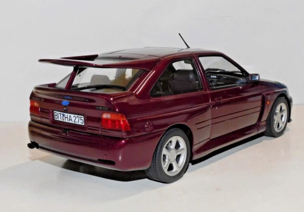 Ford Escort Cosworth 1992 Paars met. 1/18 NOREV ref. 182778, Hobby en Vrije tijd, Ophalen of Verzenden, Nieuw, Auto, Norev