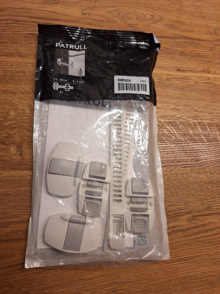 Ikea Patrull multivergrendeling 2 stuks, Ophalen of Verzenden, Nieuw
