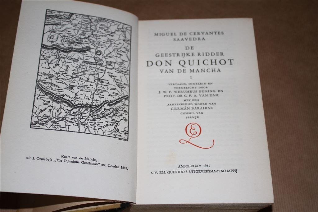 De geestrijke ridder Don Quichot van de Mancha I. 1941., Boeken, Ophalen of Verzenden, Gelezen