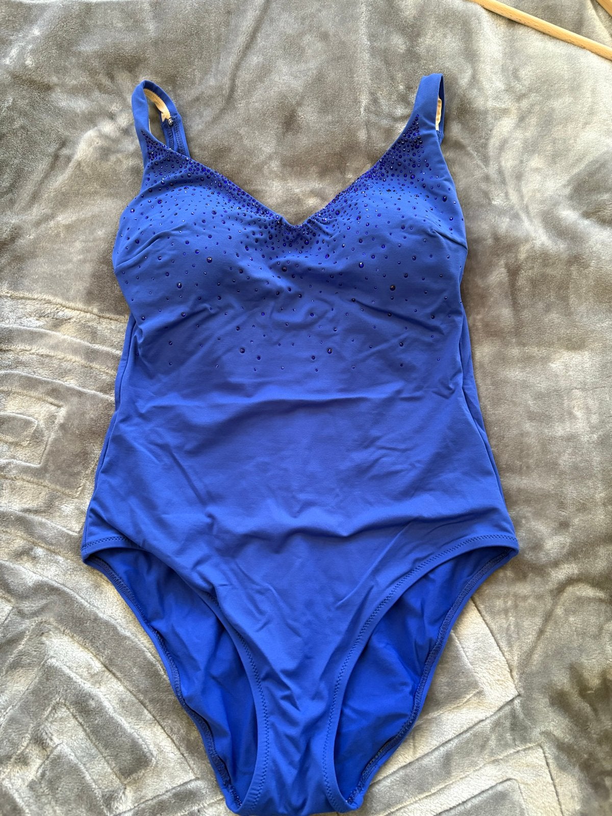 Roidal Badpak Blauw met Strass - Maat 38 B, Ophalen of Verzenden, Zo goed als nieuw, Blauw, Badpak