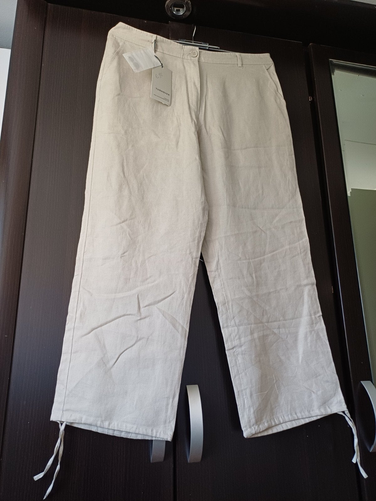 TURNOVER BROEK.  NIEUW, Zwart, Maat 42/44 (L), Nieuw, Ophalen of Verzenden