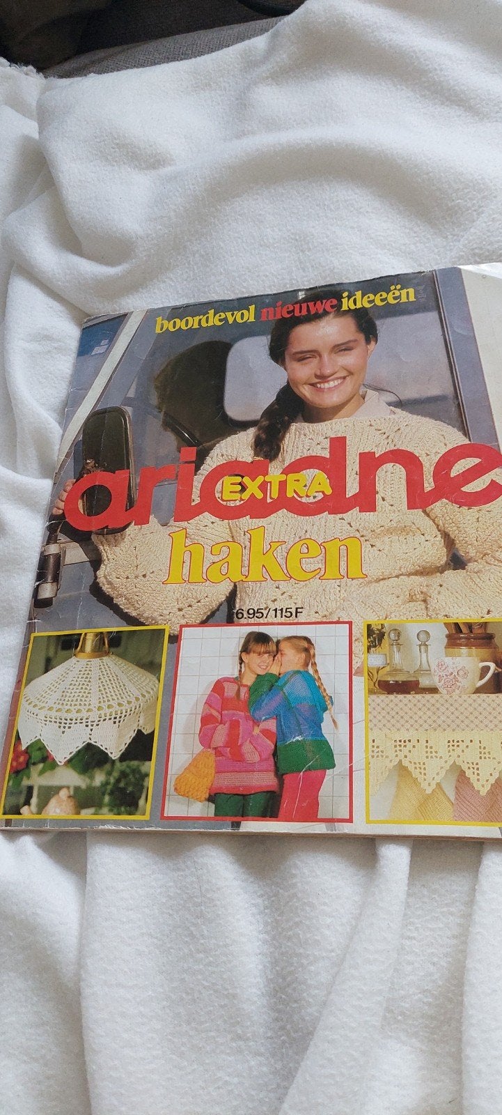 OUD ARIADNE EXTRA HAAK-PATROONBLAD  o.a randjes haken, Ophalen of Verzenden, Gebruikt, Haken, Patroon of Boek