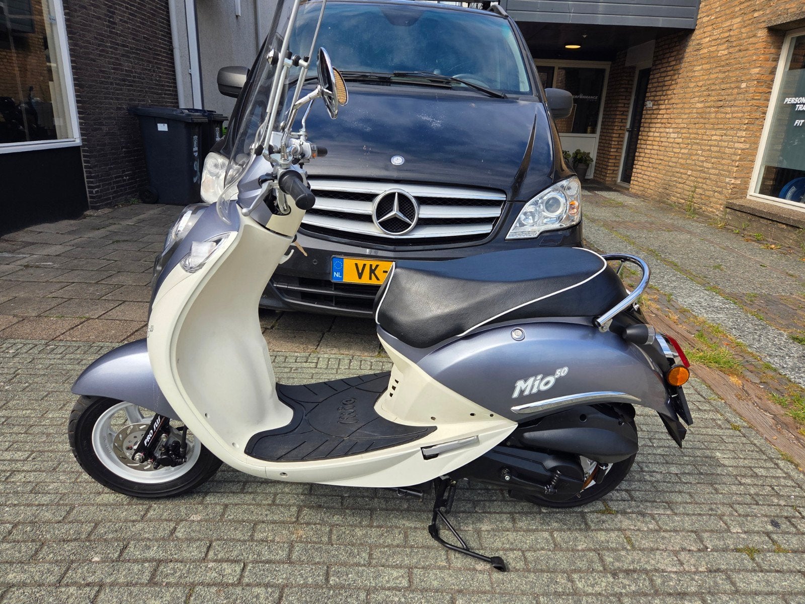 Sym mio 25km 2016 in nieuwstaat, Mio, Ophalen of Verzenden, Zo goed als nieuw, Benzine