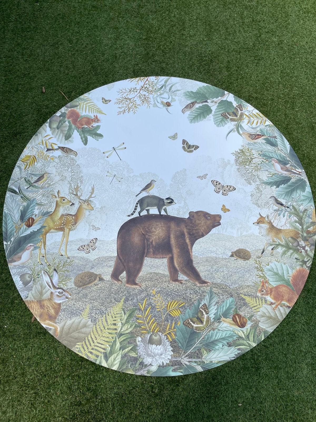 Pimpelmees wandcirkel stevig 120 cm - Kinderkamer decoratie, Ophalen, Zo goed als nieuw, Wandcirkel