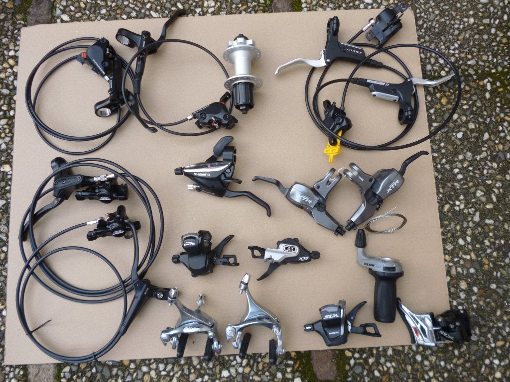 fietsonderdelen oa shifters  zgan, Fietsen en Brommers, Fietsonderdelen, Ophalen of Verzenden