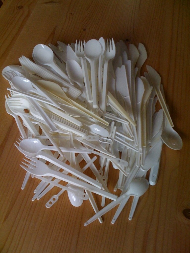 Plastic bestek, Ophalen of Verzenden, Nieuw, Kunststof, Overige typen