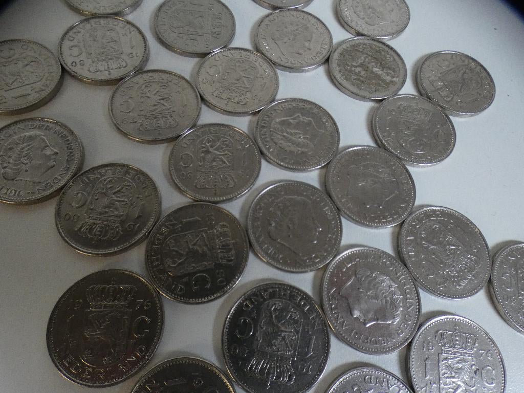 Te koop 28 Juliana guldens, Ophalen of Verzenden, Koningin Juliana, 1 gulden, Setje