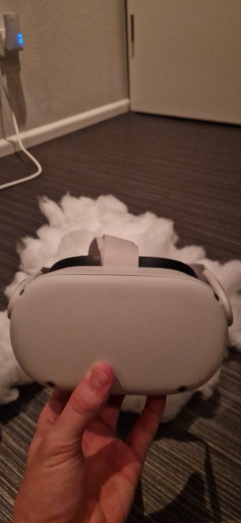 Meta / Oculus Quest 2 VR-bril, Ophalen of Verzenden, Gebruikt, VR-bril, Overige platformen