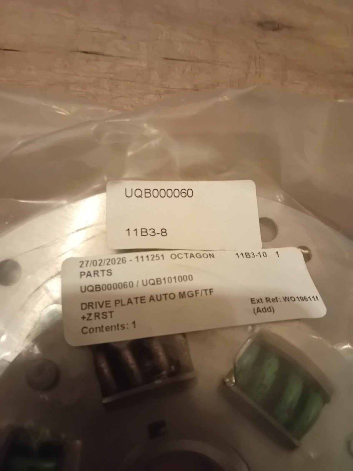 demperplaat cvt mg rover, Ophalen, Nieuw, MG