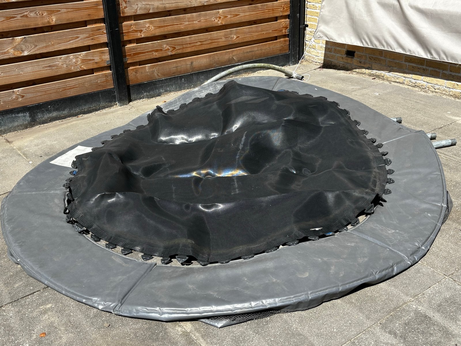 Avyna inground trampoline rond 244 cm, Ophalen, Gebruikt