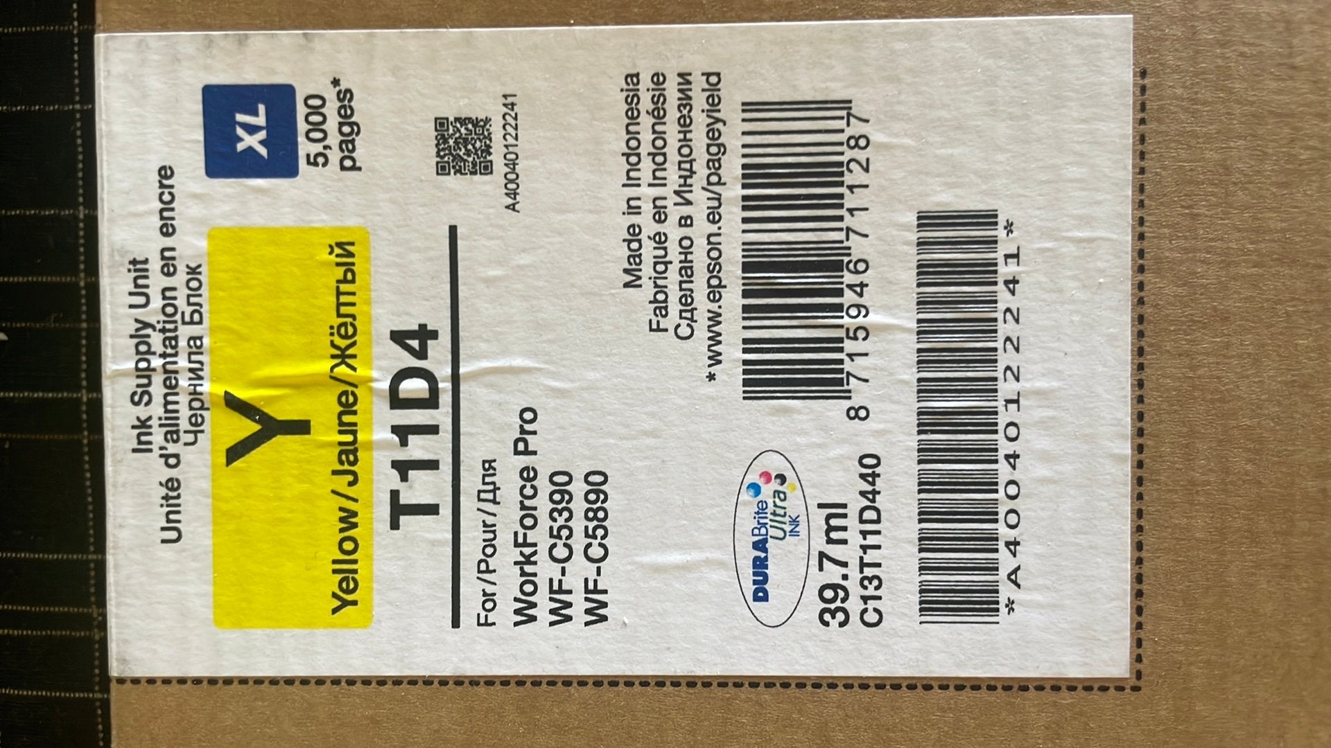Inkt cartridges Epson, Computers en Software, Printers, Ophalen of Verzenden, Nieuw, Printer