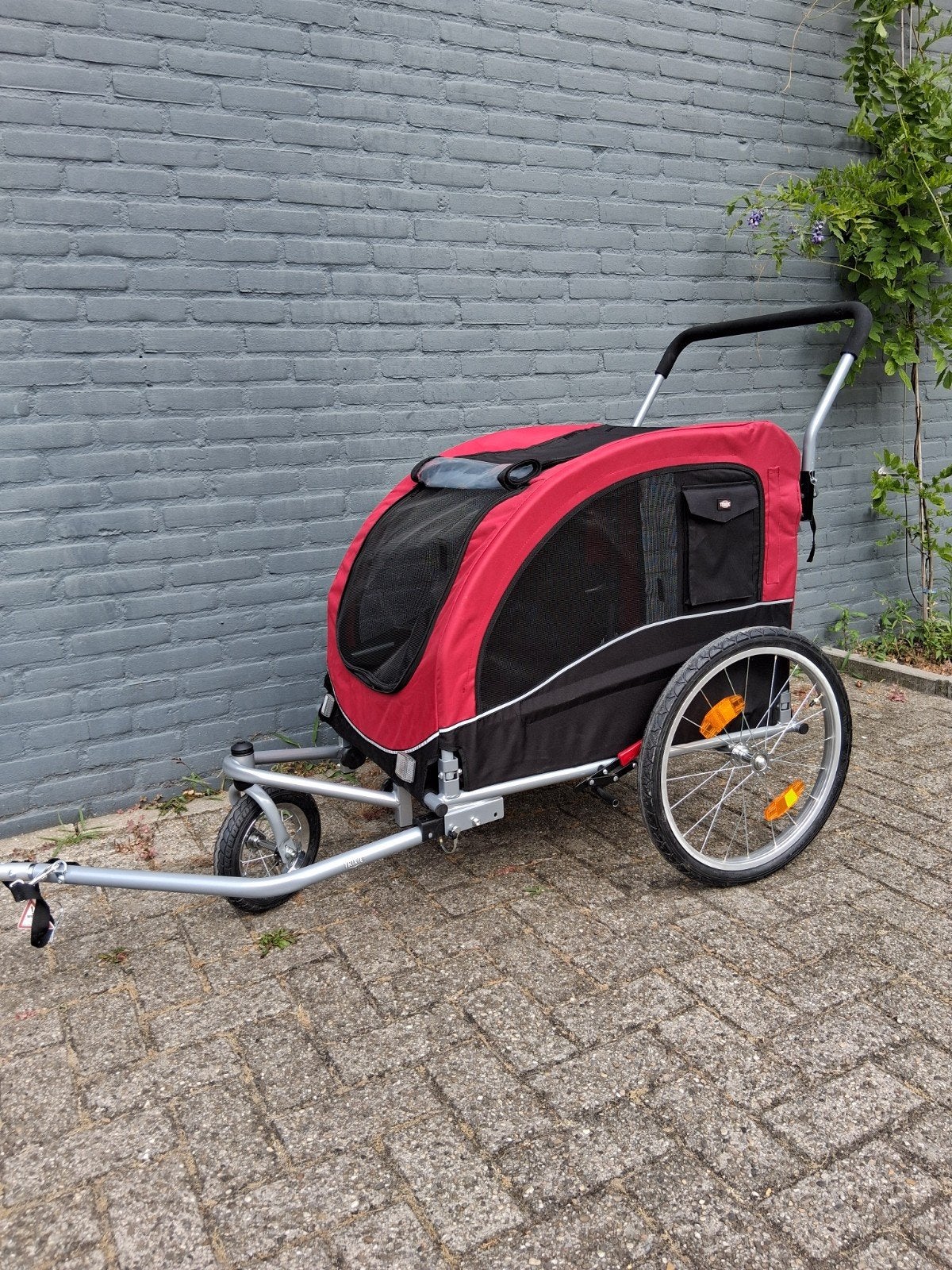 Trixie maat L hondenfiets trailer, Ophalen, Zo goed als nieuw