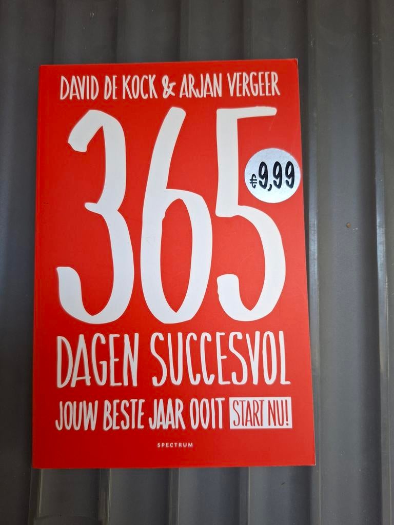 Arjan Vergeer - 365 dagen succesvol, Boeken, Psychologie, Zo goed als nieuw, Ophalen of Verzenden